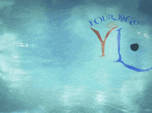 Girl in Pool Logo Stinger 01